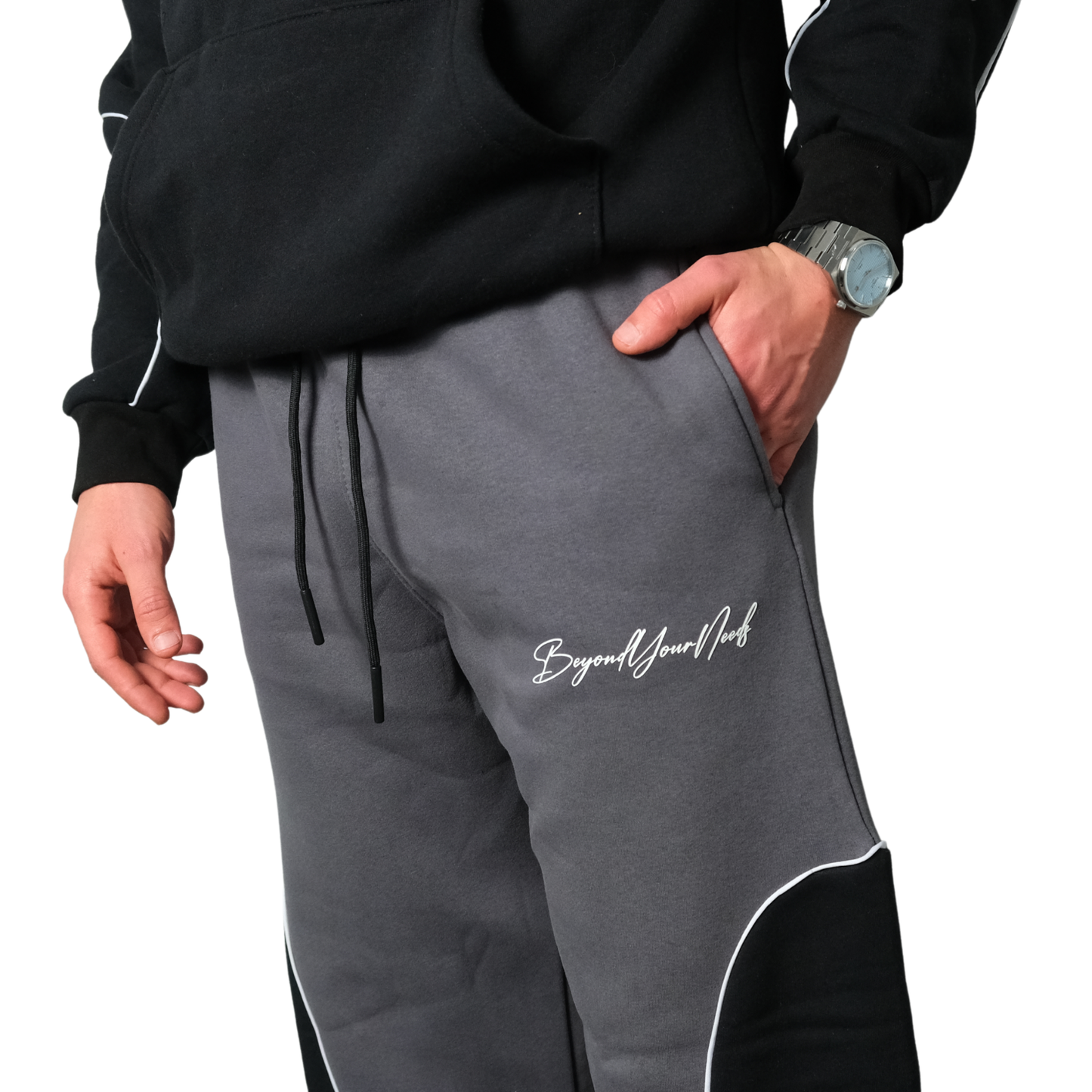 Siyah Baggy Eşofman Takımı