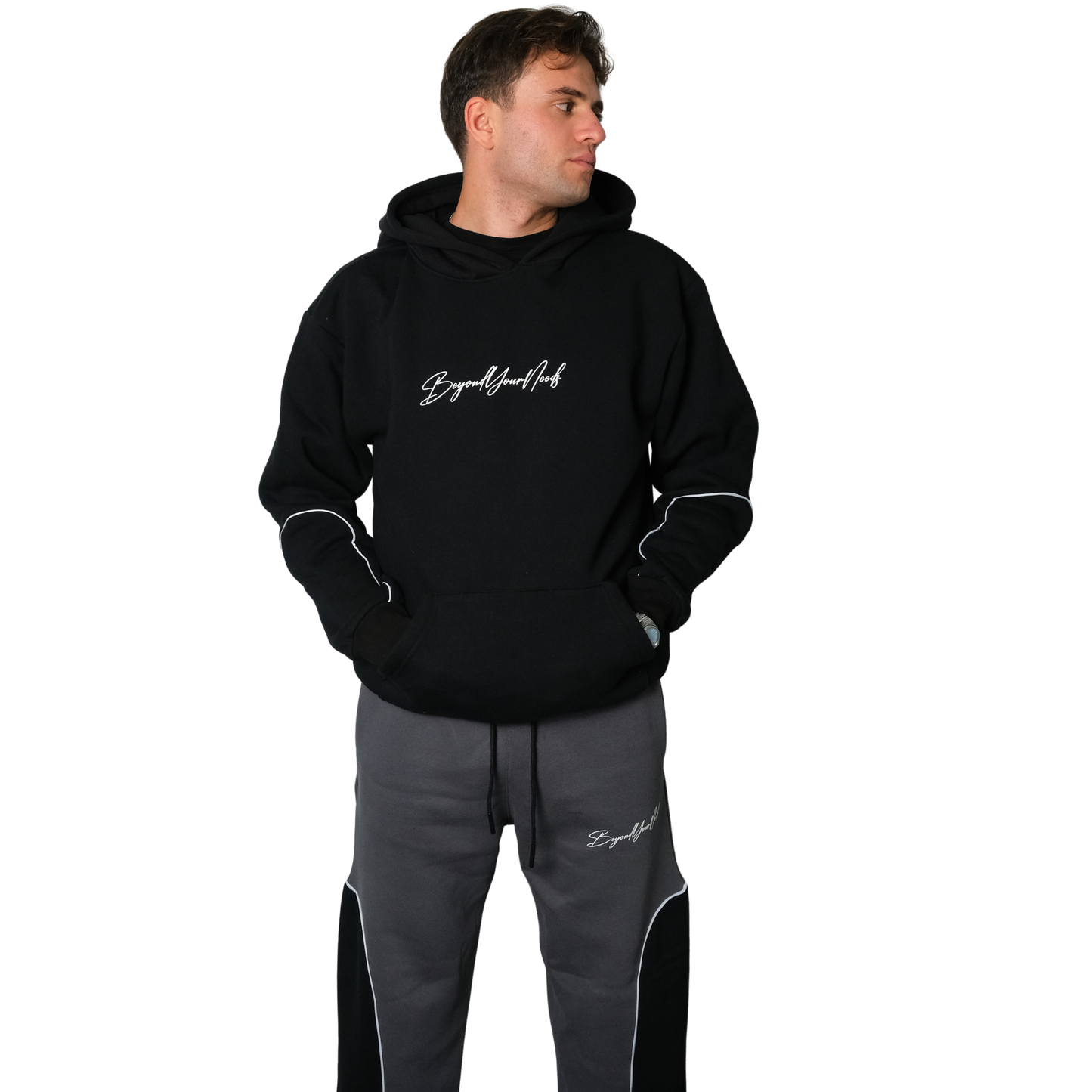 Siyah Baggy Eşofman Takımı