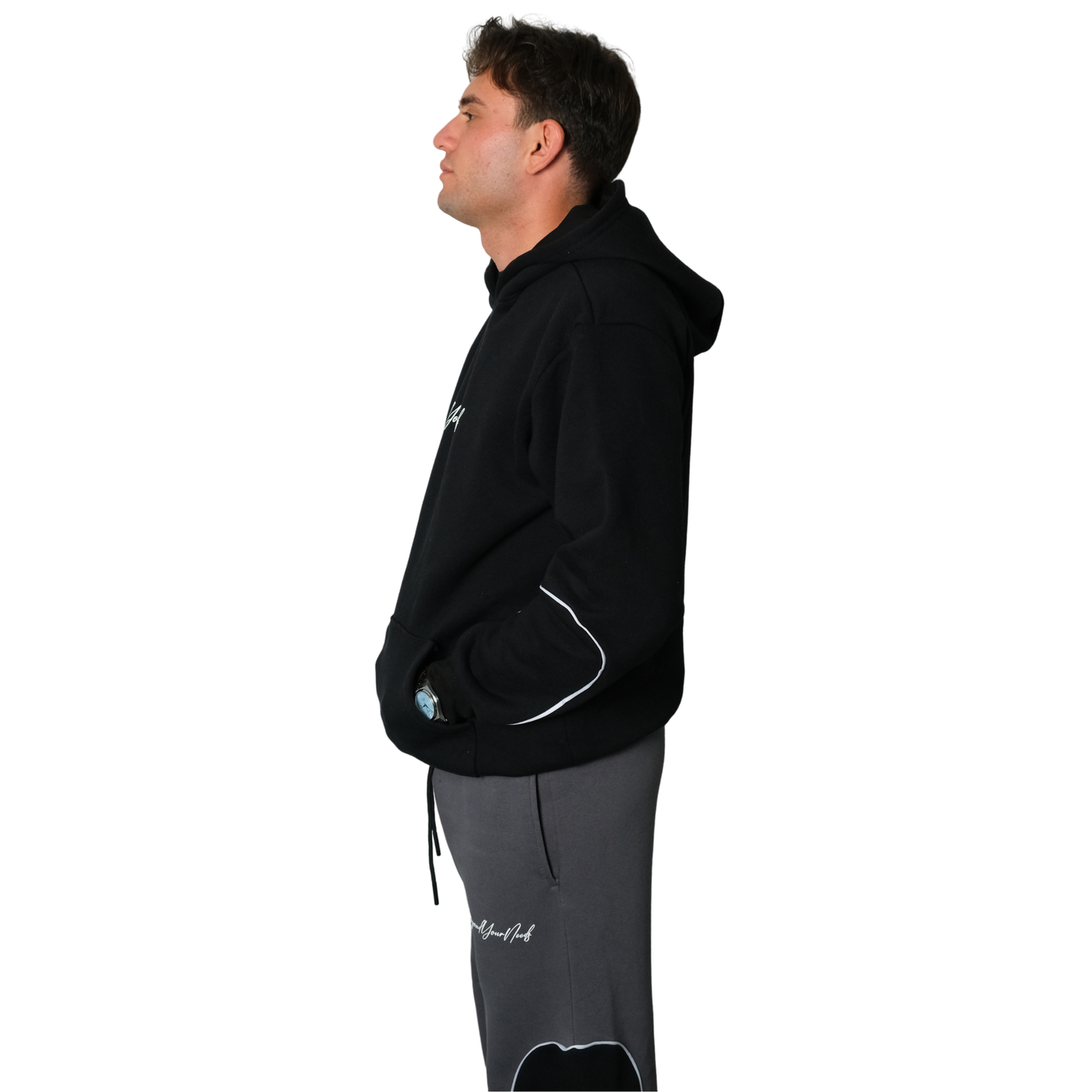 Siyah Baggy Eşofman Takımı